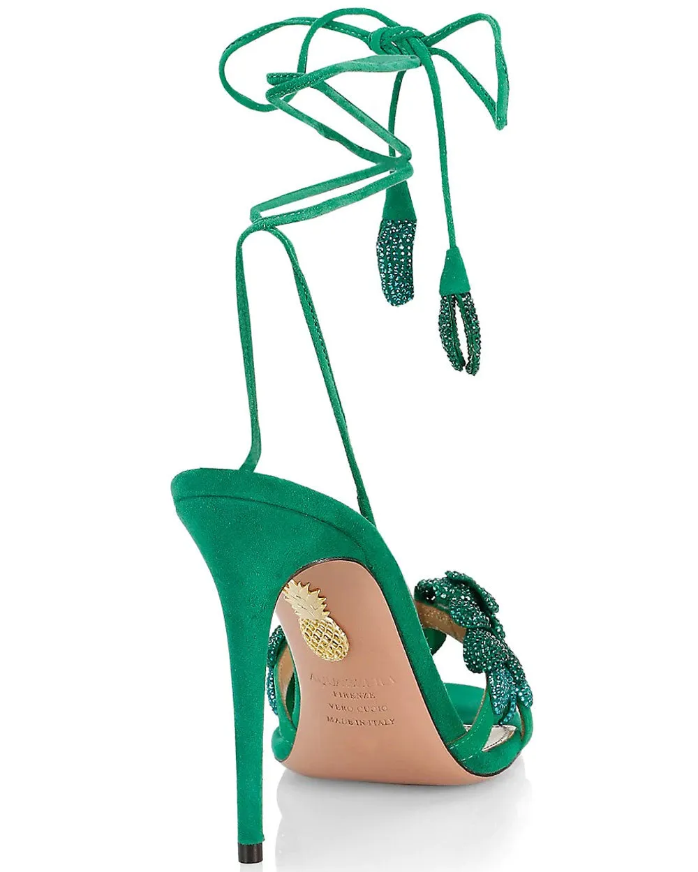 Galactic Flower Sandal in Emerald