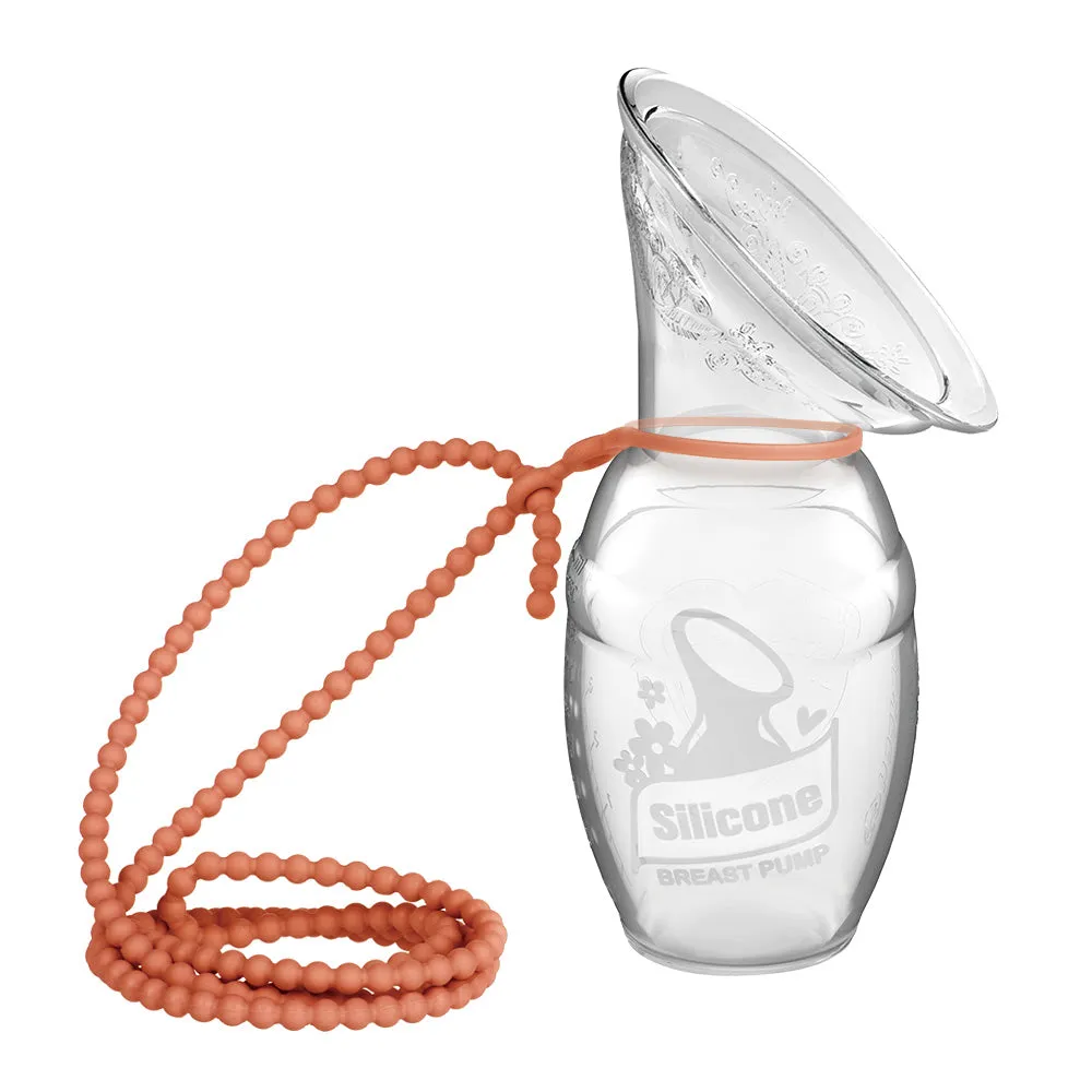 Generation 1 Silicone Breast Pump (100ml) and Breast Pump Strap Combo