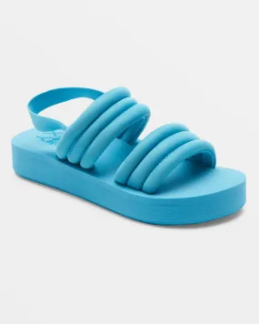 Girls 4-16 Totally Tubular Slide Sandals - Aqua