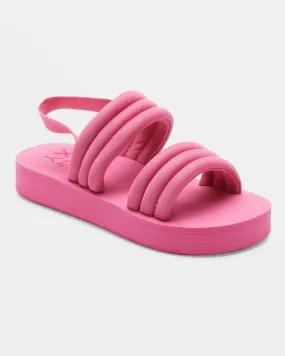 Girls 4-16 Totally Tubular Slide Sandals - Pink