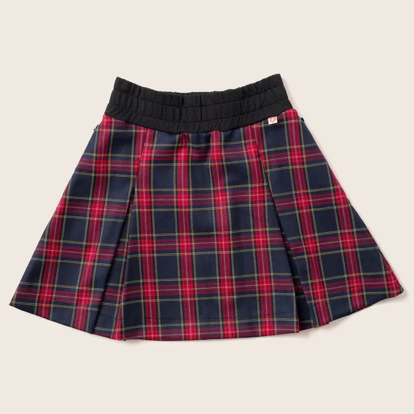 Girls Black Circle Skirt with Pockets for Pump (3-12Yrs) - Ideal for School and Special Occasions