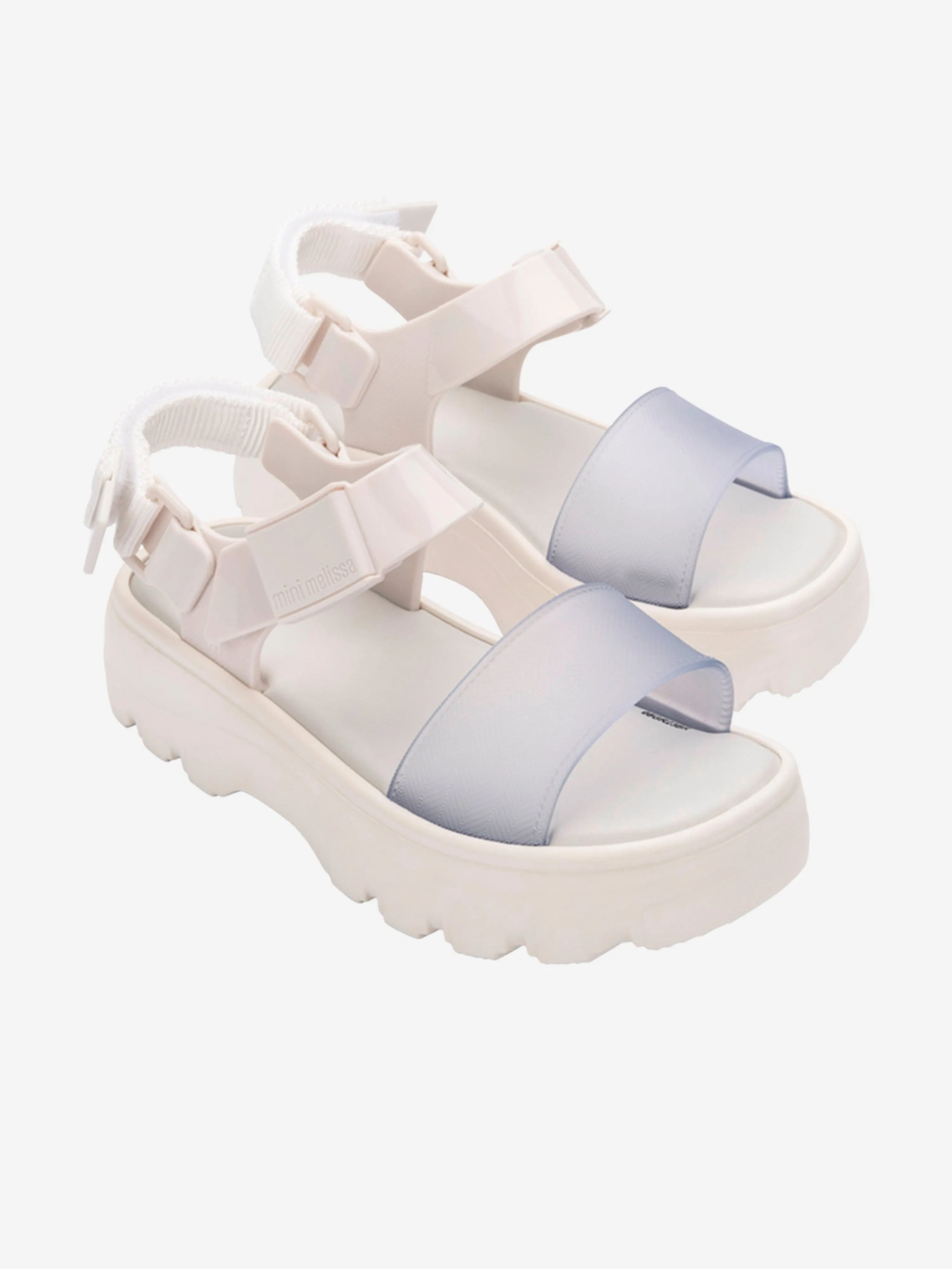 Girls Kick Off Sandals in White