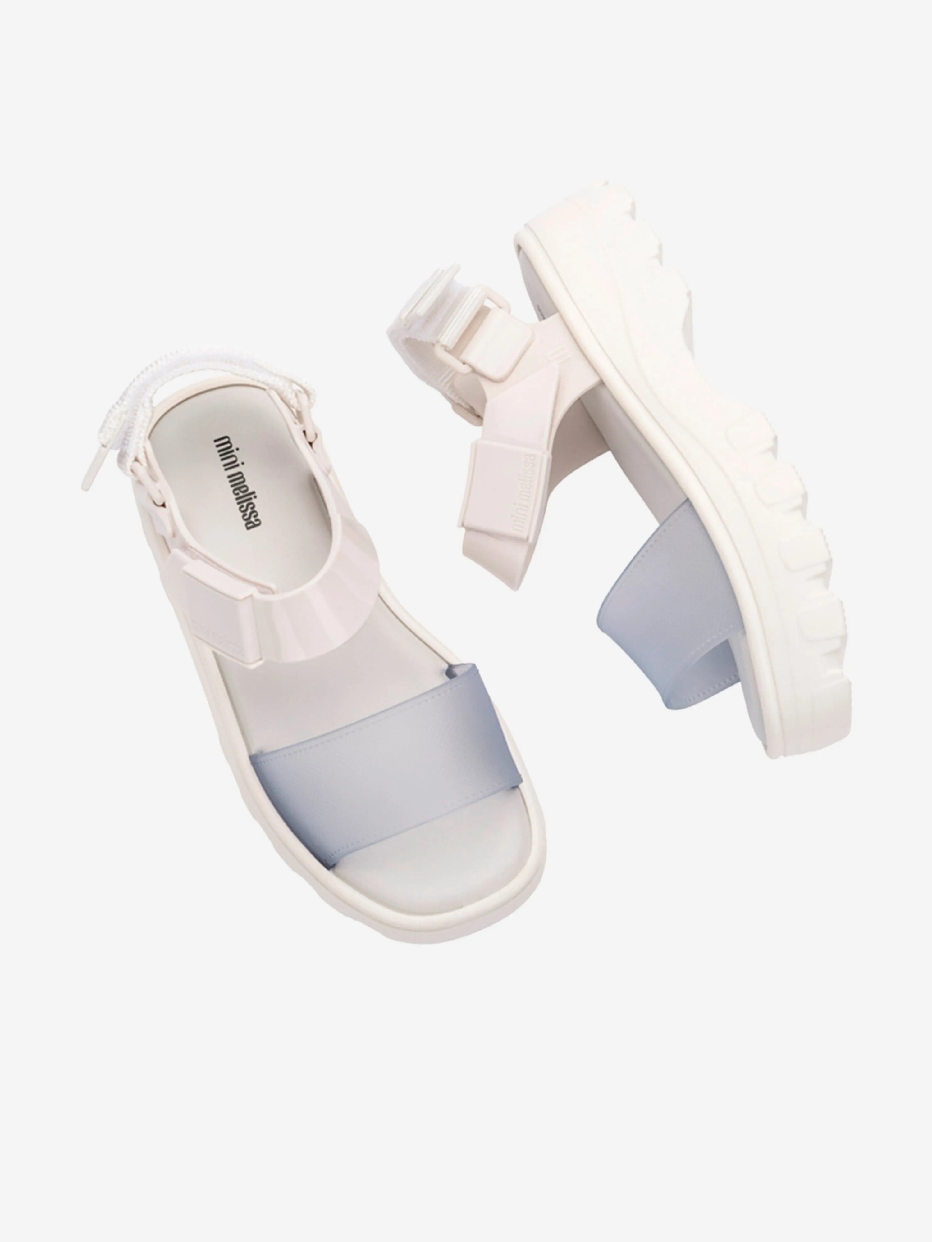 Girls Kick Off Sandals in White