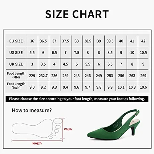 Greatonu Womens Gold Sexy Pointed Closed Toe Comfortable Slingback Pumps Court Shoes