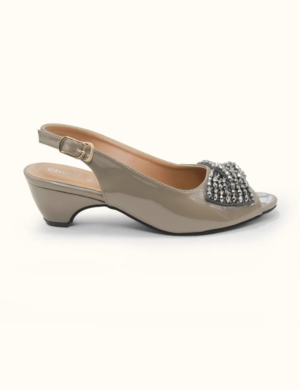 Grey | Fancy Heel Pumps for Women