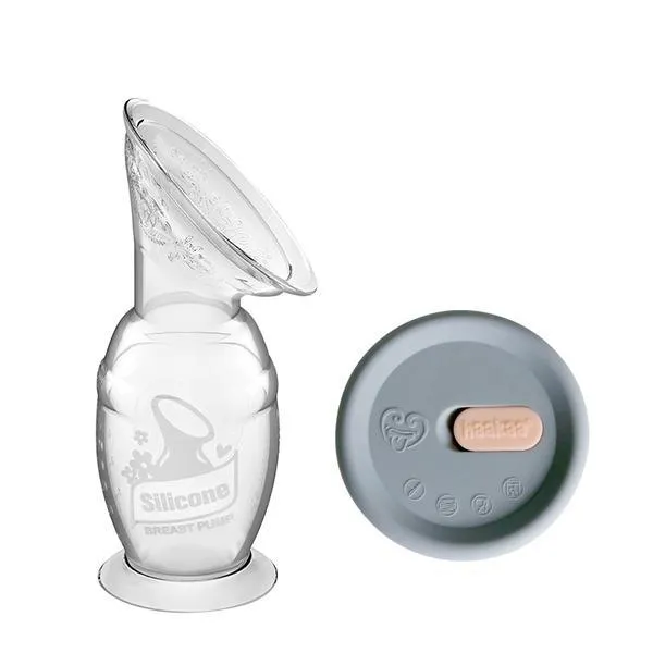 Haakaa Silicone Breast Pump & Cap Set