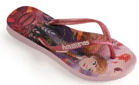 Havaianas Frozen Crystal In Rose For Kids