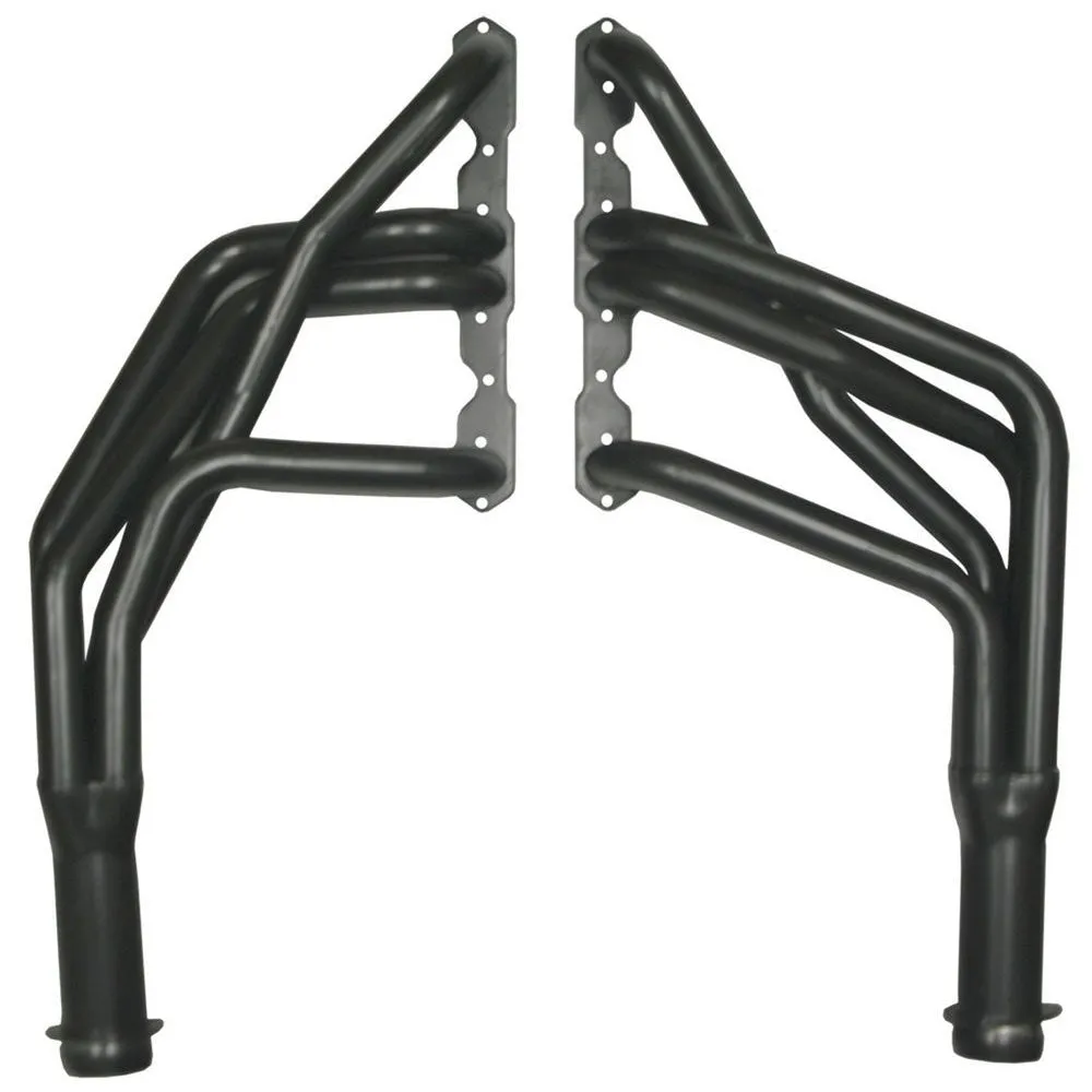 Hedman Hedders Street Headers - 1.75 in Primary - 3 in Collector - Black Paint - Small Block Chevy - GM F-Body / X-Body 1967-74 - Pair