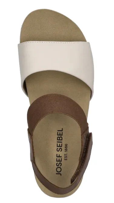 Josef Siebel Quinn 09 Sandals | Cream   Black