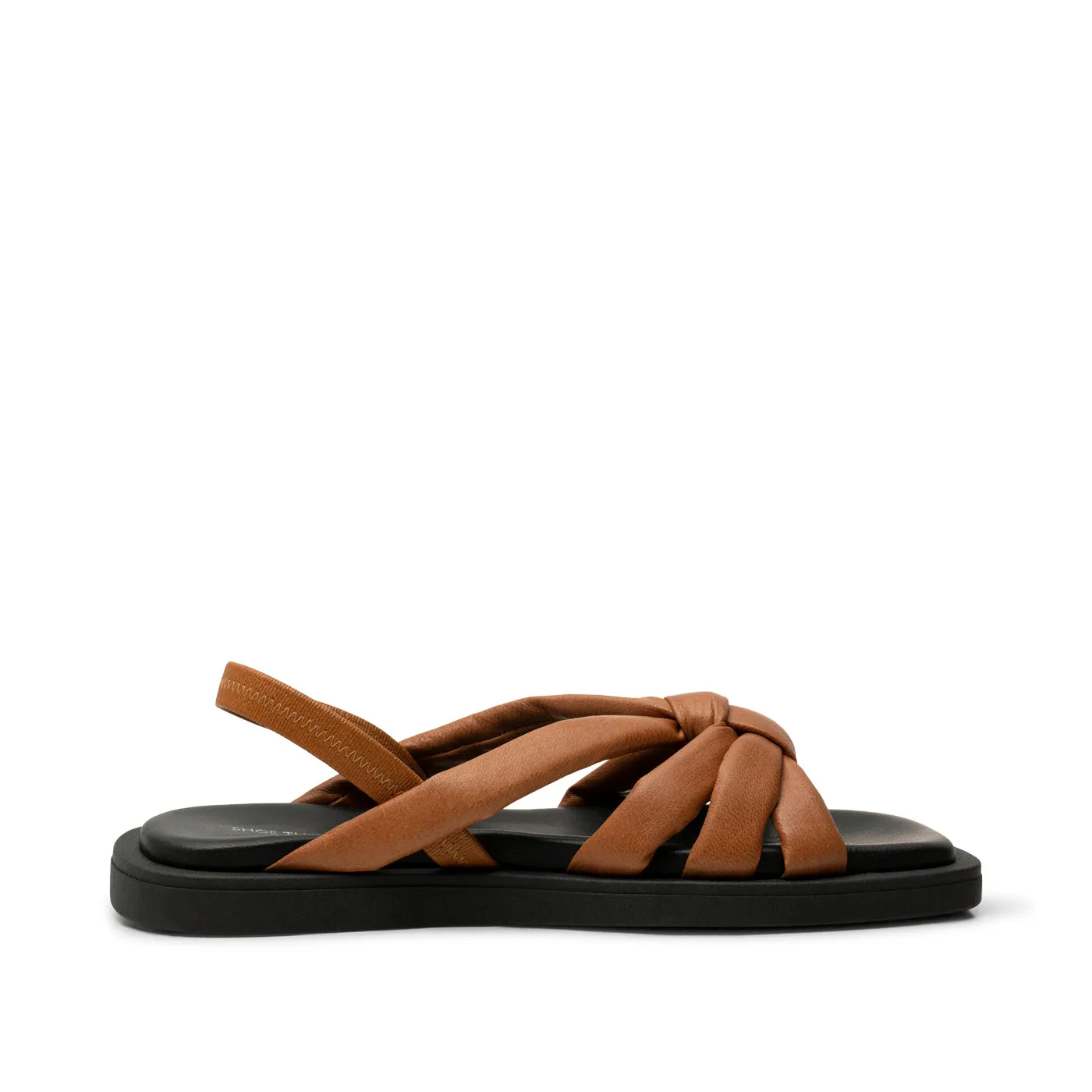 Krista slingback sandal leather - TAN