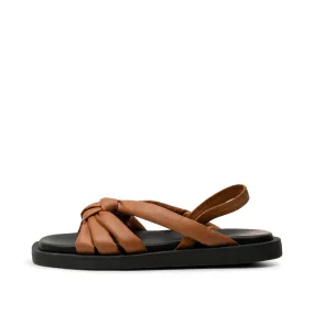 Krista slingback sandal leather - TAN