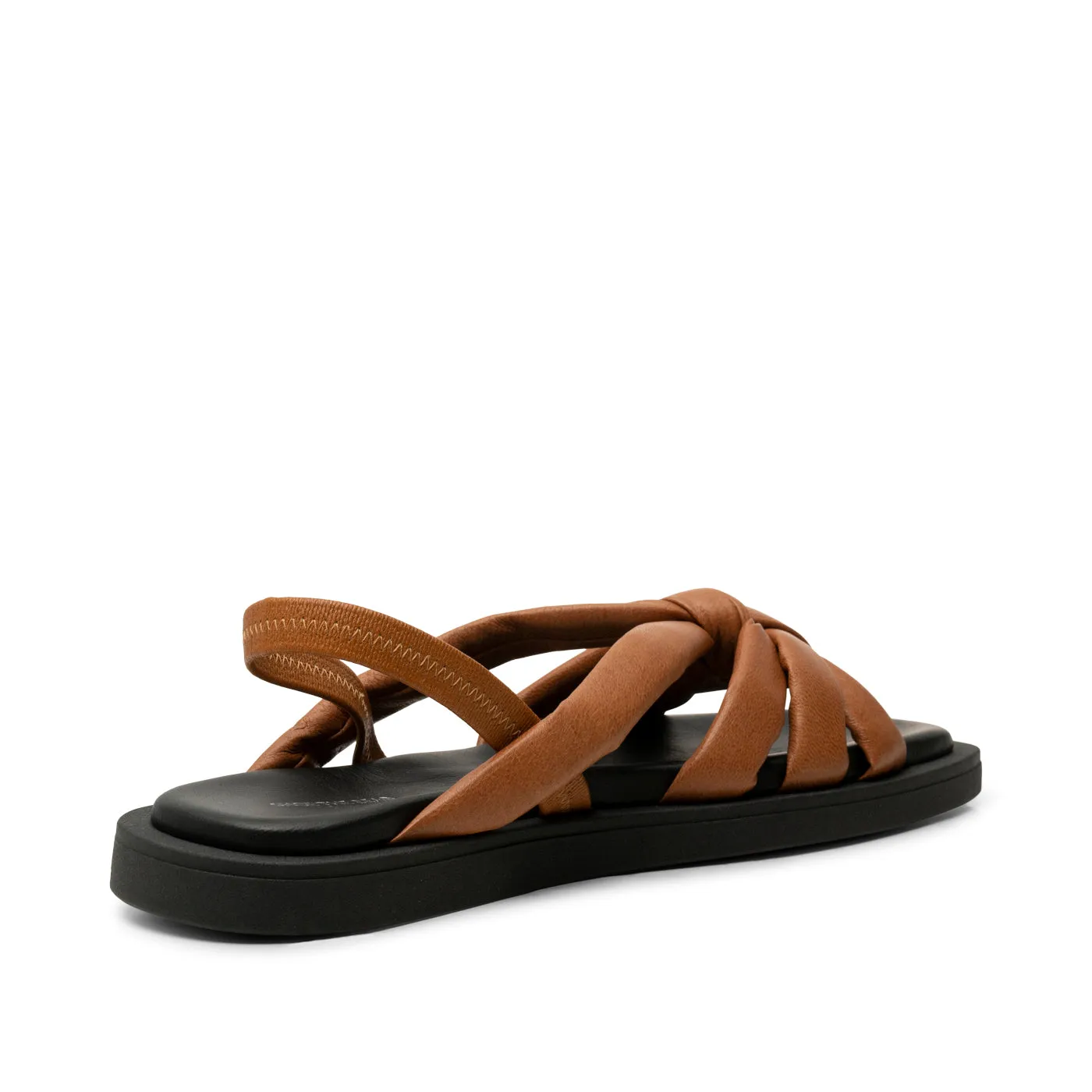 Krista slingback sandal leather - TAN