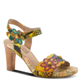 L'ARTISTE GARDENA QUARTER STRAP SANDALS