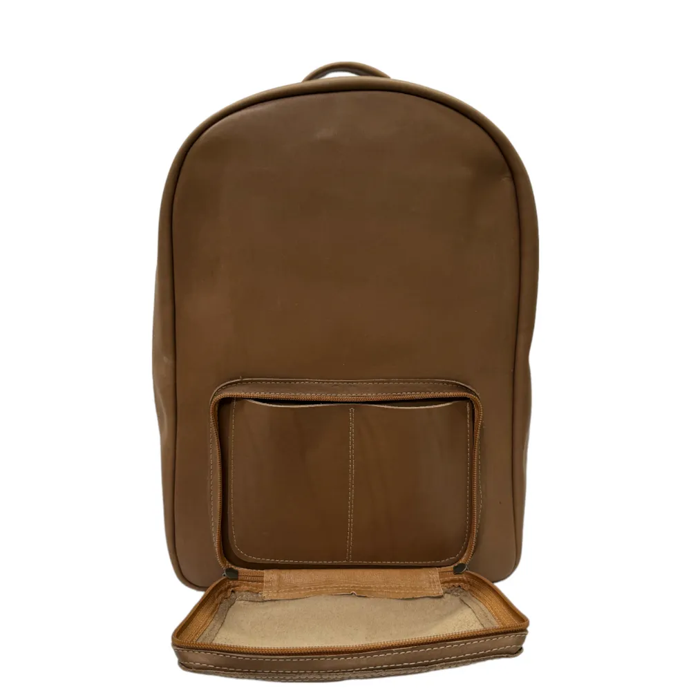 Leather Laptop Backpack | Dark Brown