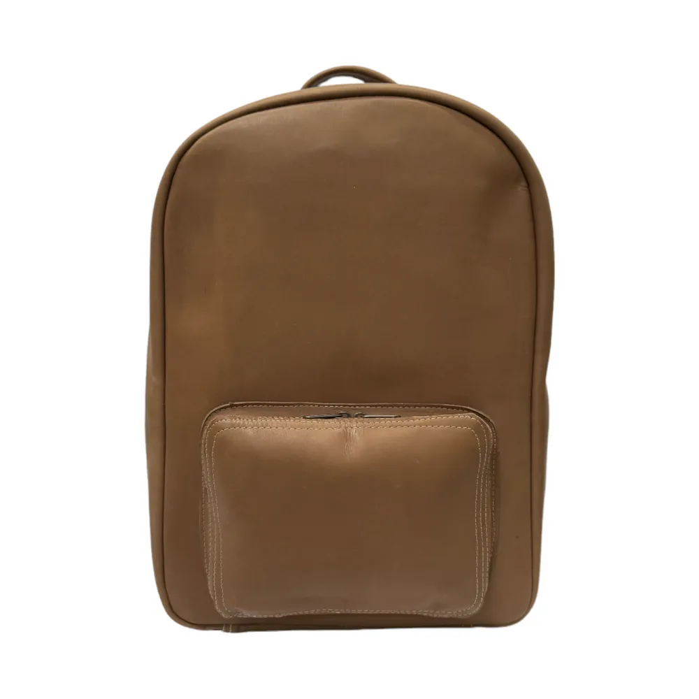 Leather Laptop Backpack | Dark Brown