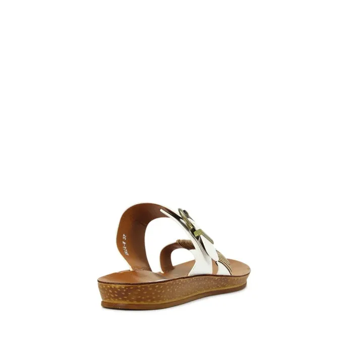 Los Carbos Bria Off-White Light Flexible Sandal Jandal