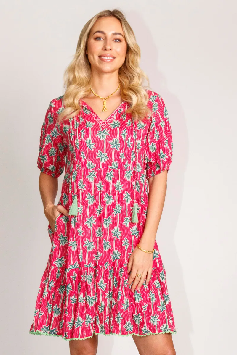 Lula Life Palm Cove Dress Melon