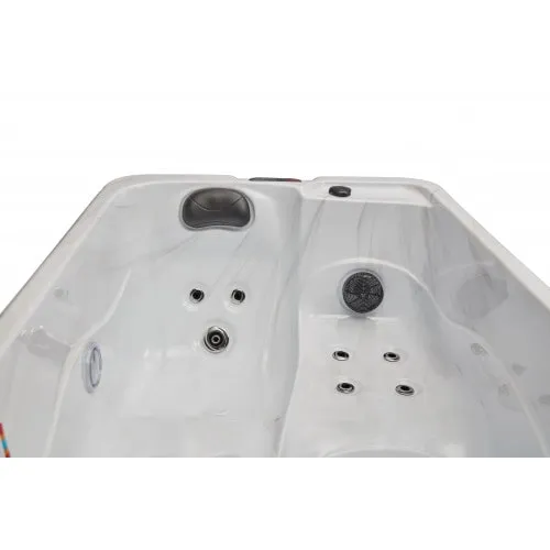 Luxury Spas - Studio Series Cashmere 2-Person Cloud Gray Hot Tub WS-790-CG