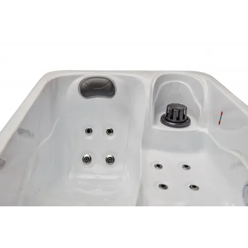 Luxury Spas - Studio Series Cashmere 2-Person Cloud Gray Hot Tub WS-790-CG