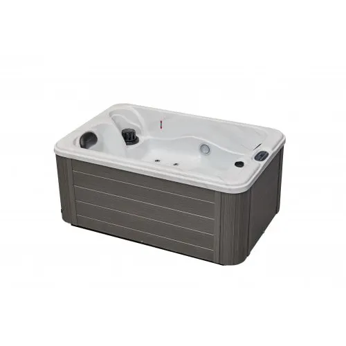 Luxury Spas - Studio Series Cashmere 2-Person Cloud Gray Hot Tub WS-790-CG