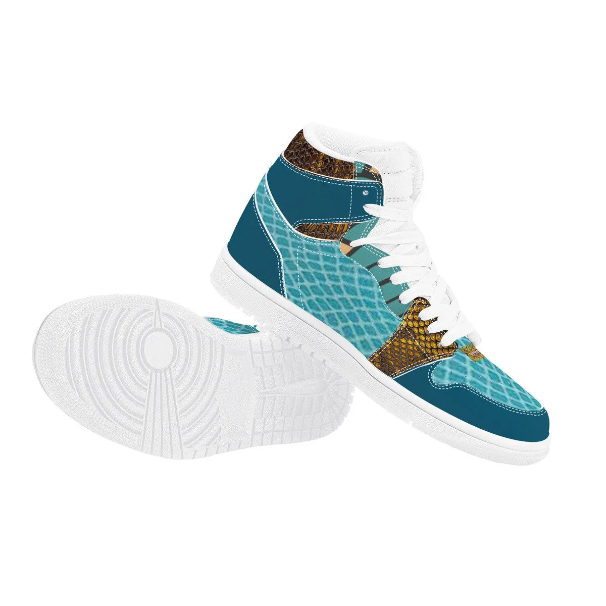 Majestic Blue | High Top Customized | Shoe Zero