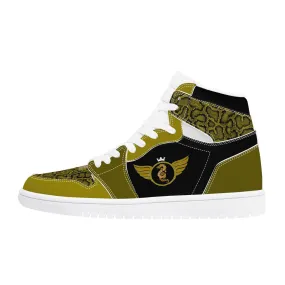 Majestics Gladiator (Yellow) | High Top Customized | Shoe Zero