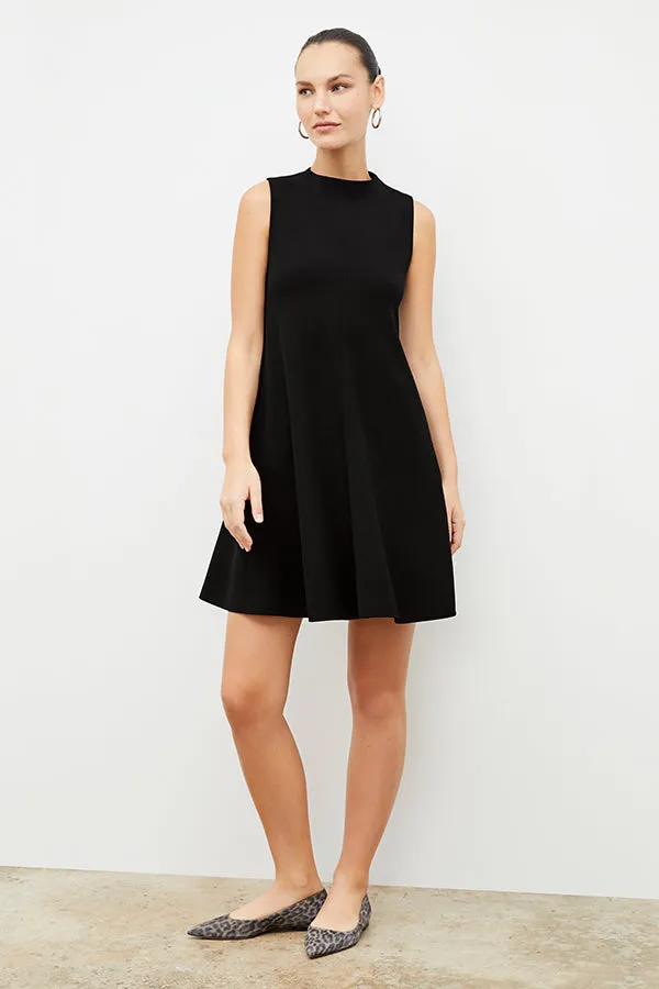 Malala Dress - Recycled WonderTex :: Black