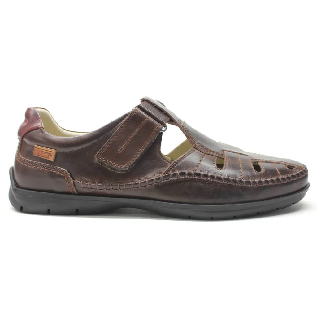 Marbella Calfskin Leather Men's Closed Toe Sandals