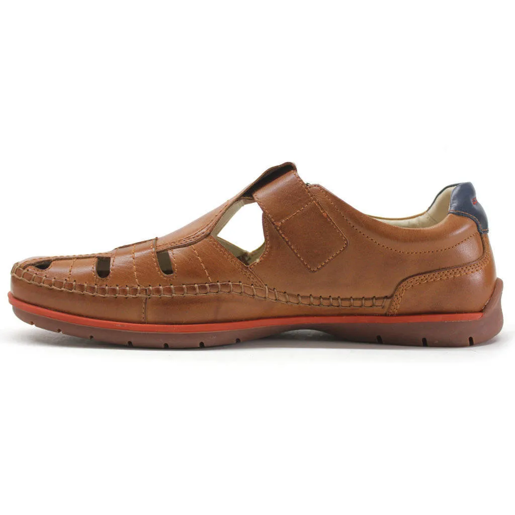 Marbella Calfskin Leather Men's Closed Toe Sandals