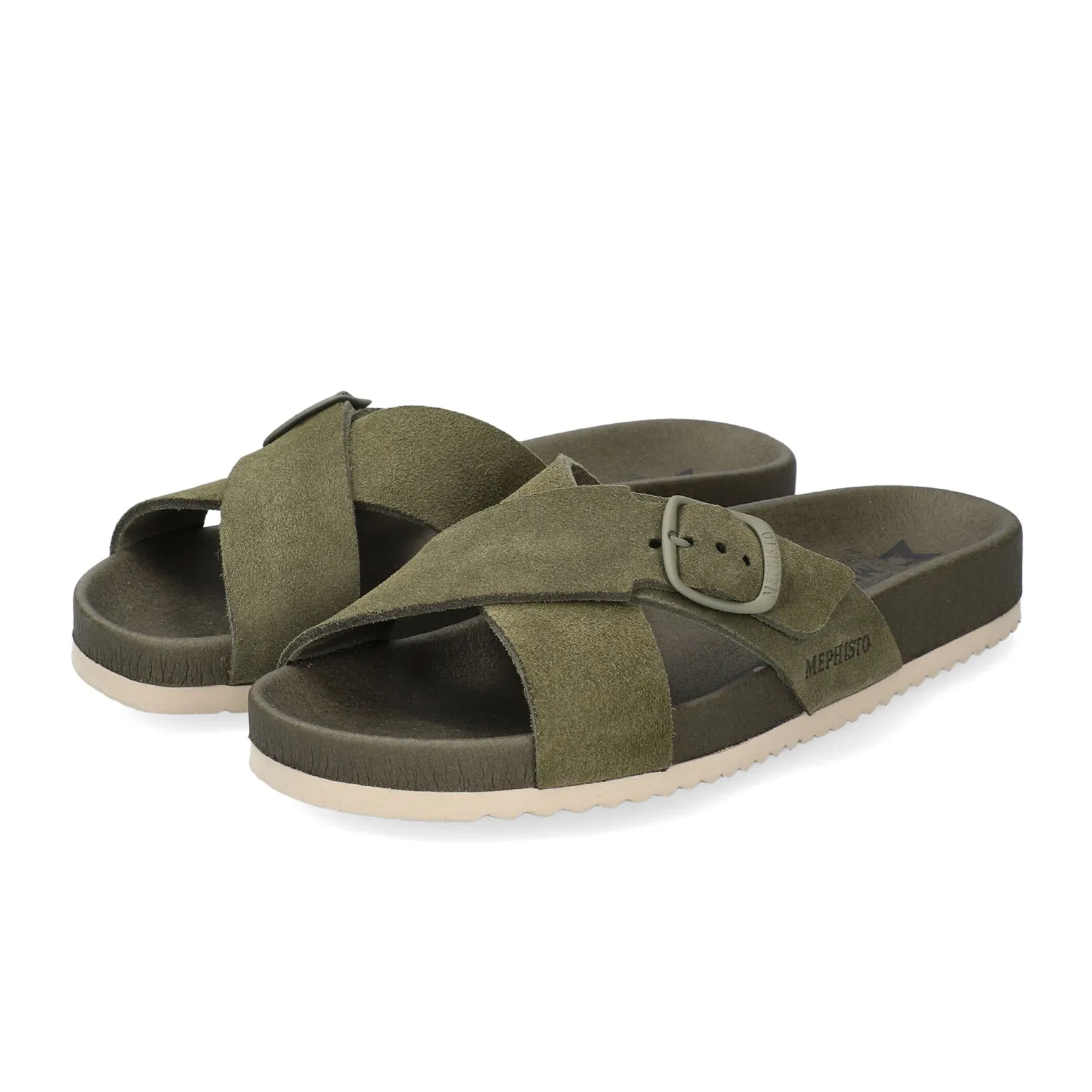 Mephisto Kennie Slide Sandal (Women) - Loden Sandvel