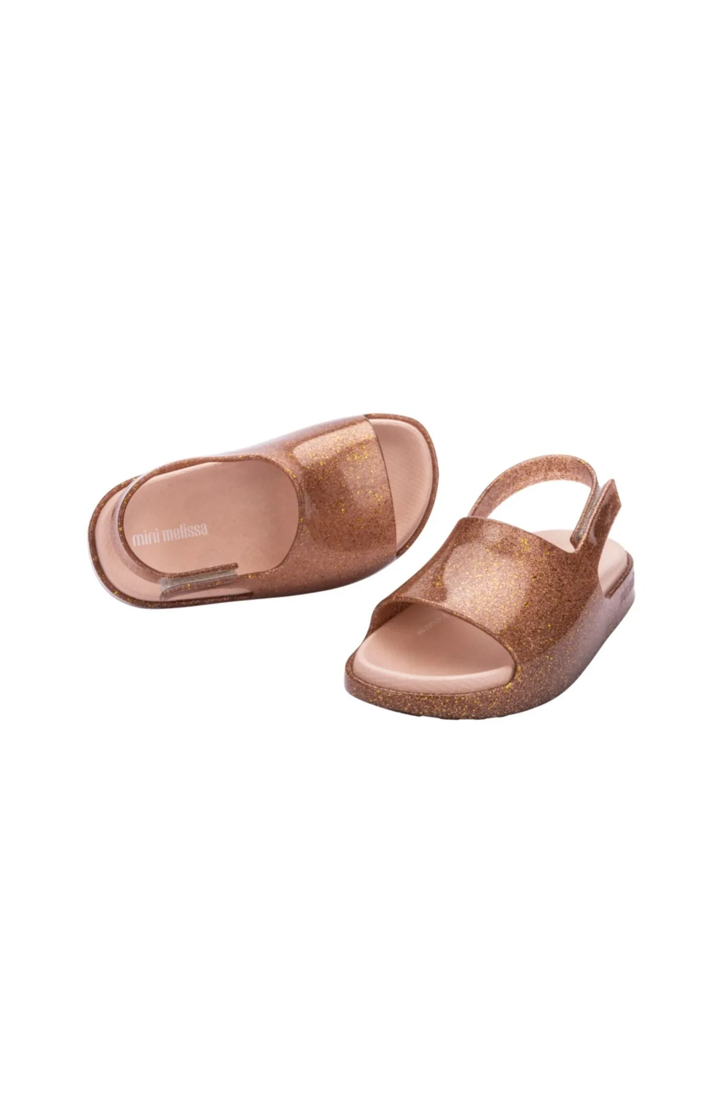 Mini Melissa Mini Cloud Sandal BB - Pink Glitter