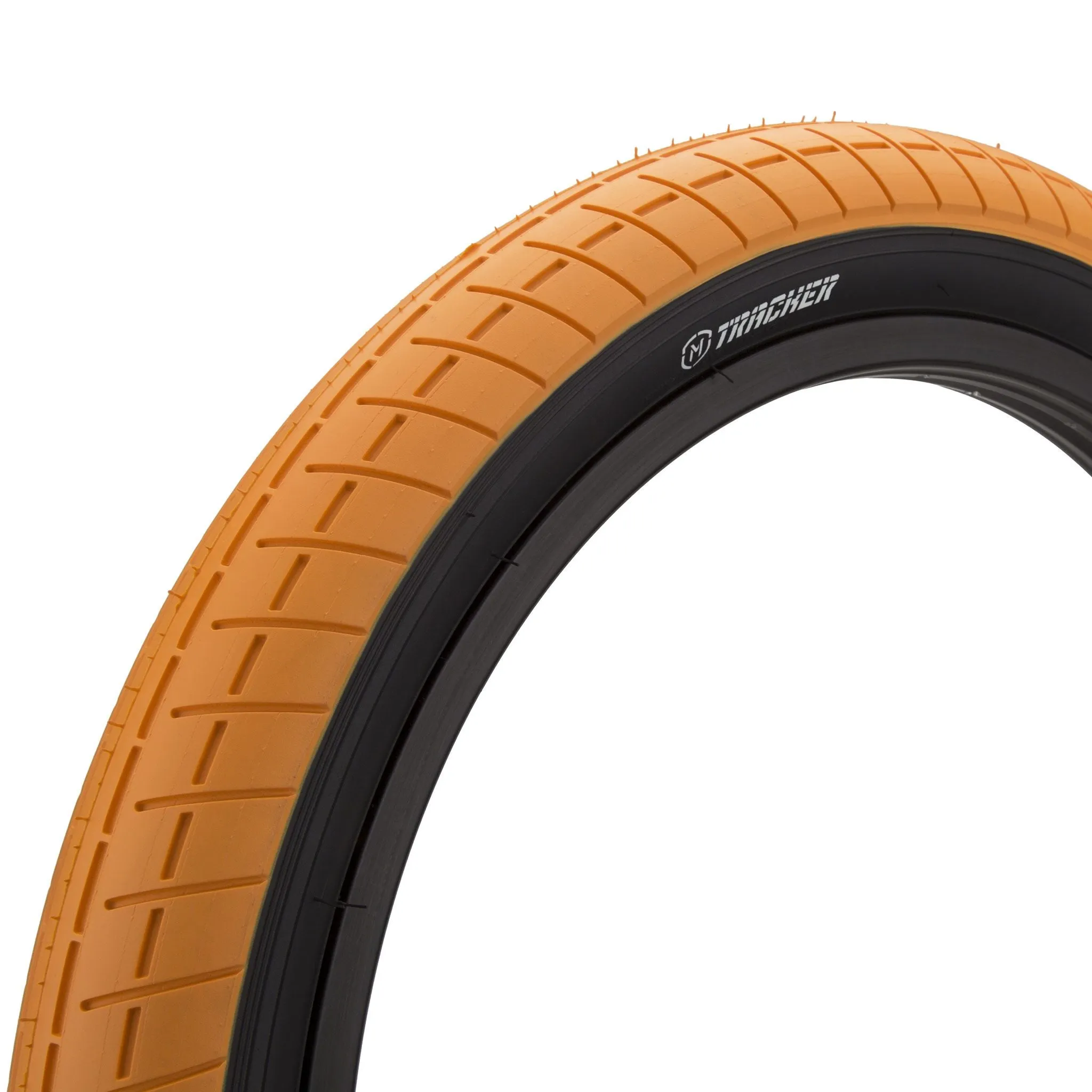 Mission BMX Tracker Tire 2.4″ - Orange/Black Wall