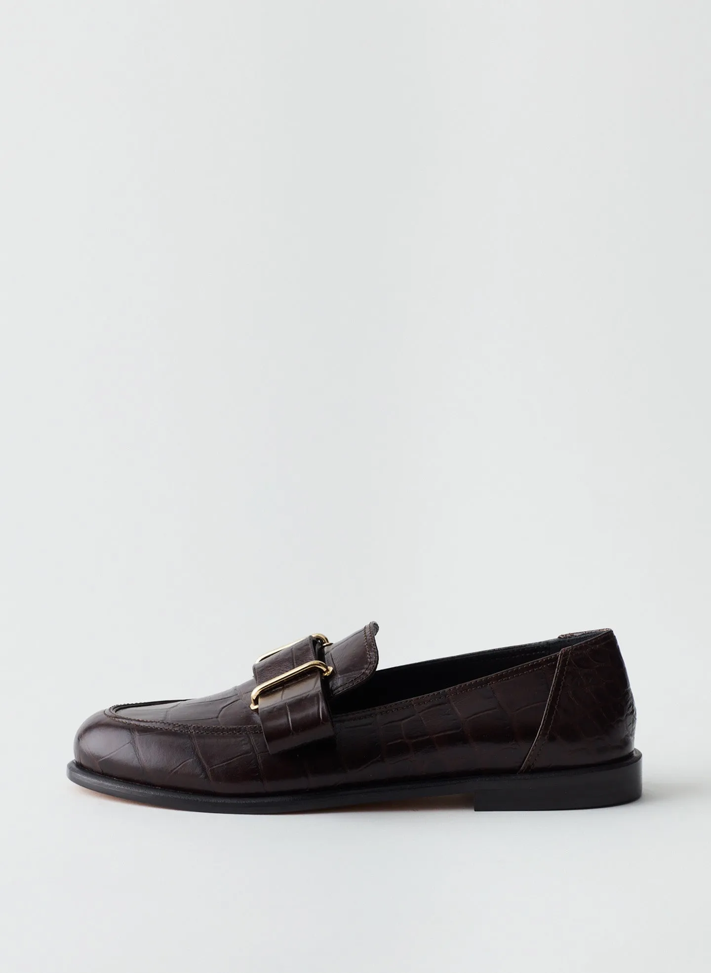 Morris Croc Print Leather Loafer