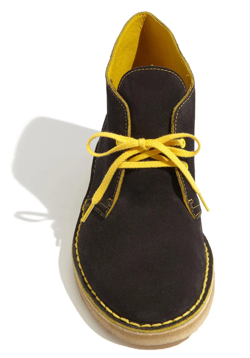 [Mustard Yellow] - Flat Woven Shoelaces