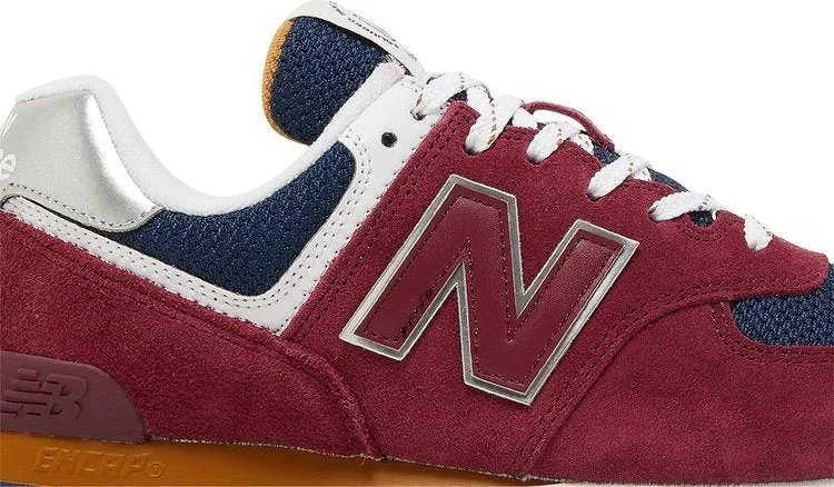 New Balance 574 Rugged 'Garnet' Sneakers, Red