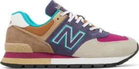 New Balance 574 Rugged 'Navy Brown' Sneakers, Blue