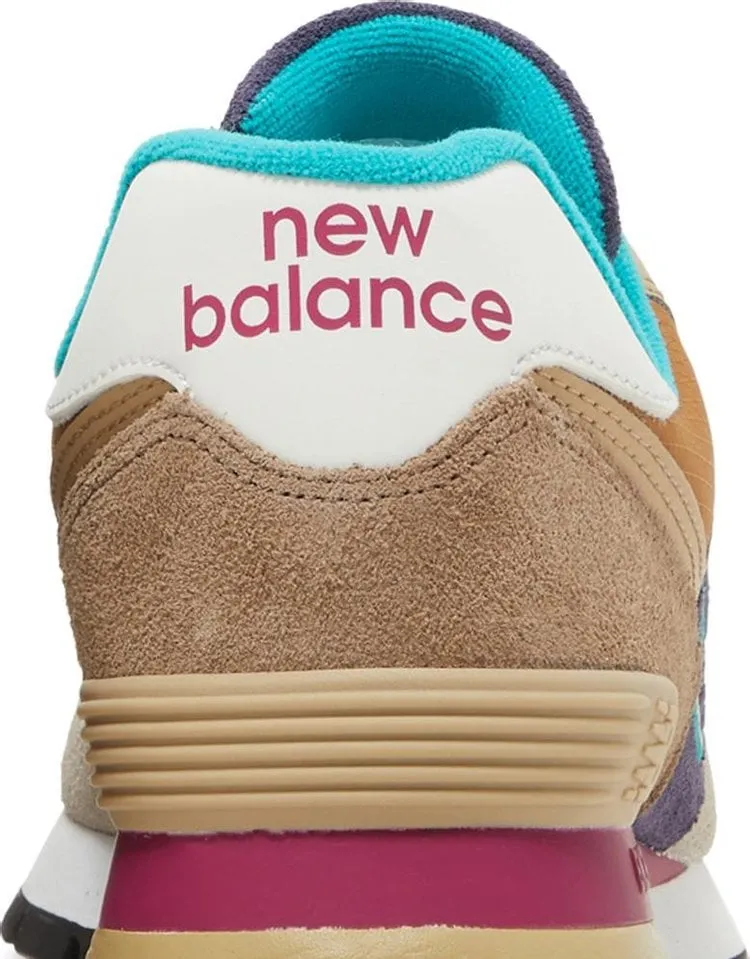 New Balance 574 Rugged 'Navy Brown' Sneakers, Blue