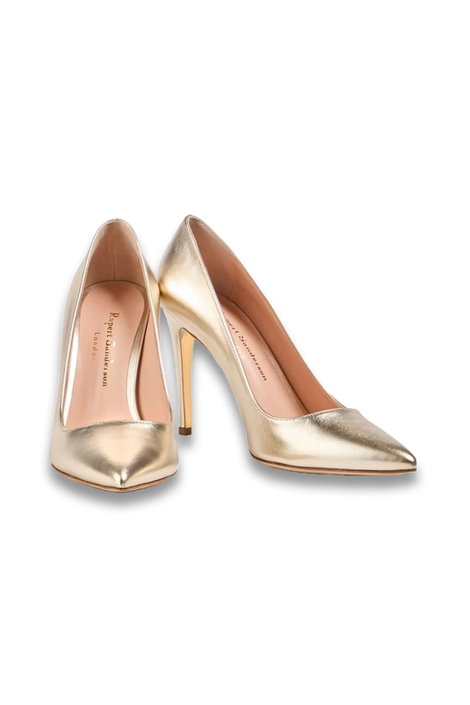 New Malory Metallic Leather Pumps