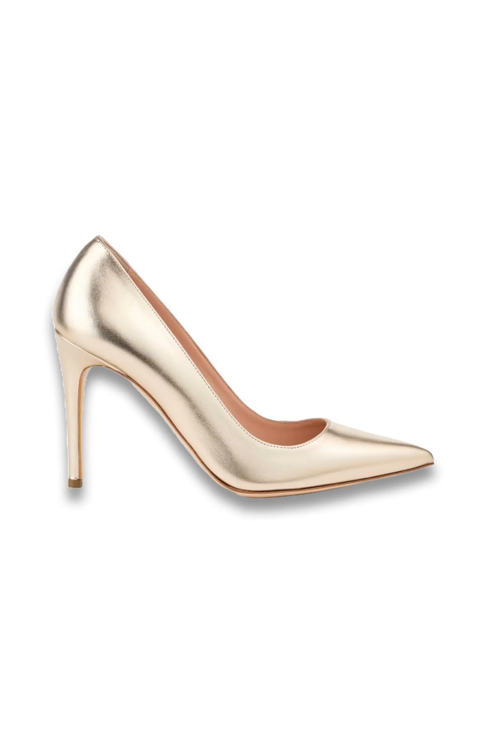 New Malory Metallic Leather Pumps