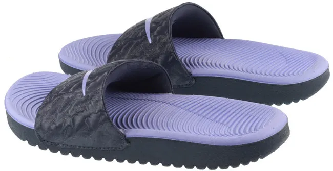 Nike Kids Kawa Slide Thunder Blue Purple Pulse