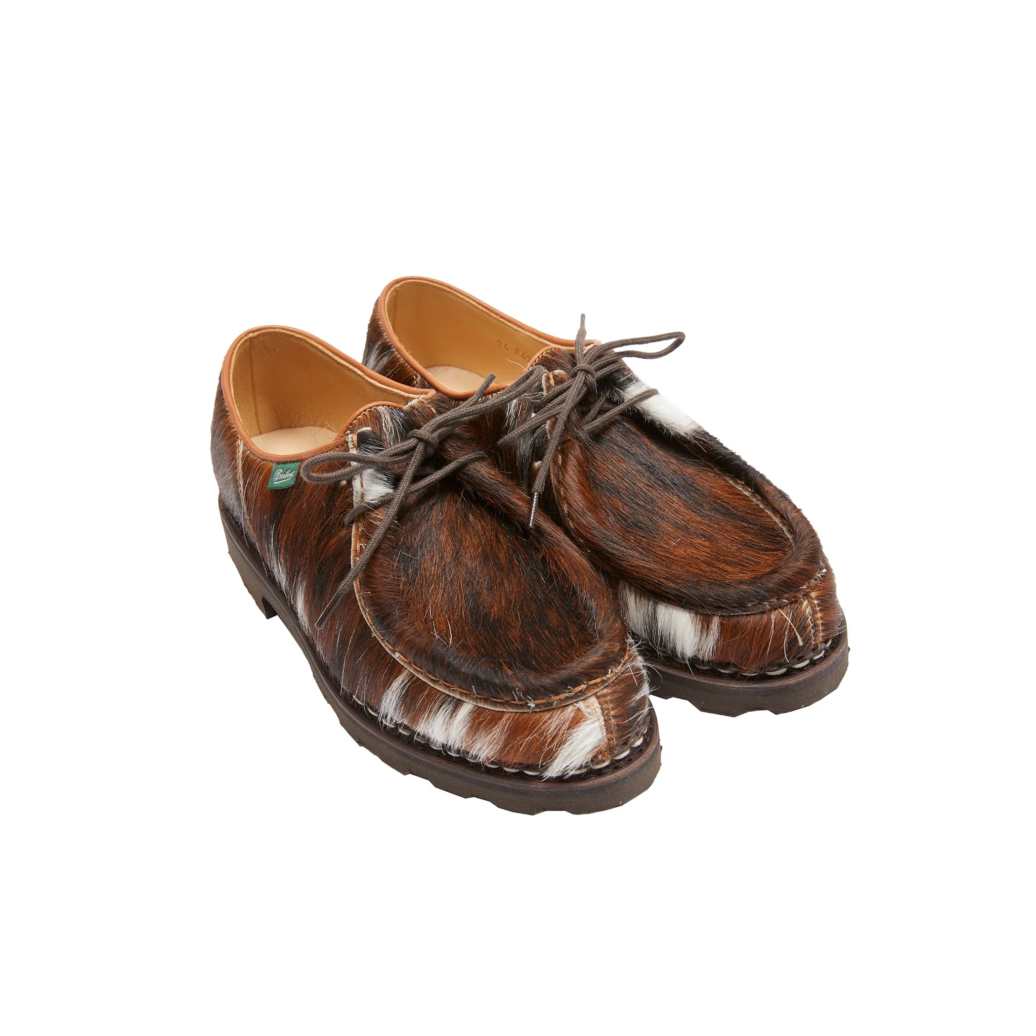 Paraboot Michael Shoe in Marron Poils Vache