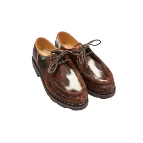 Paraboot Women's Michael Shoe in Marron Poils Vache