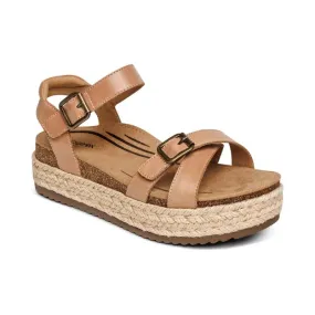 Paula Platform Sandal CAMEL