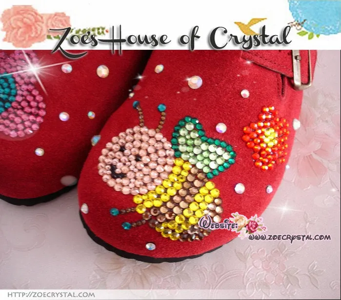 Promtion: 20% off Casual Style Bling and Sparkly Clogs / Sandals with Bee and Flower