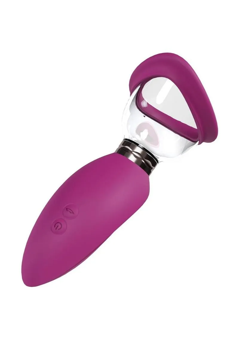 Pumped Arousing Automatic 5 Speed Silicone Rechargeable Vulva Clitoral Nipple and Breast Pump