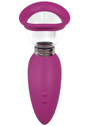 Pumped Arousing Automatic 5 Speed Silicone Rechargeable Vulva Clitoral Nipple and Breast Pump