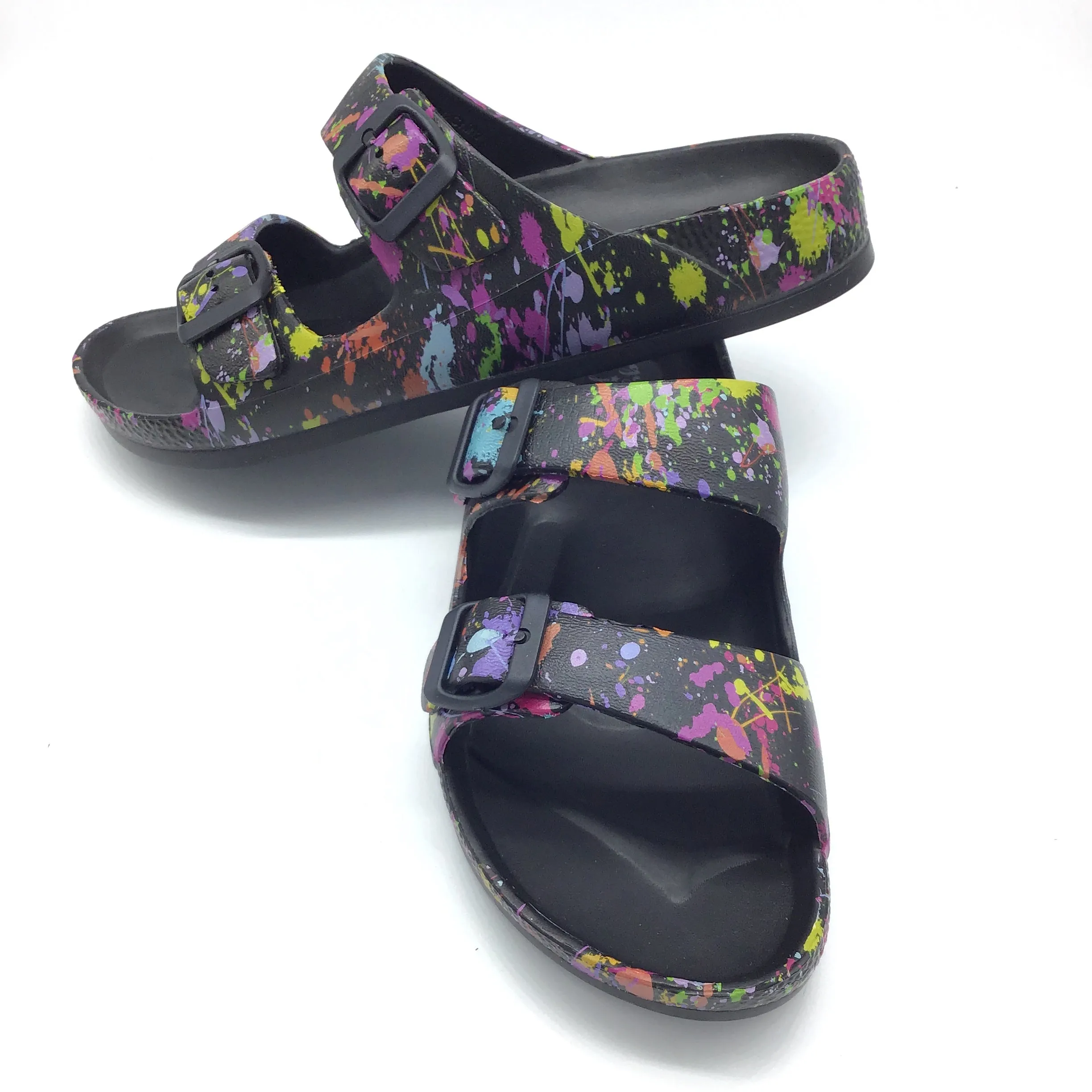 "Mama Mia" By Gypsy Jazz Sandal (Paint Splatter)