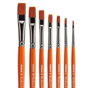 Radiant™ 6300 Flat Brush Set, 7 pc