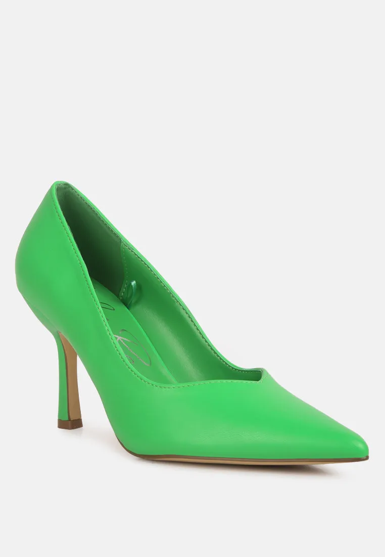 Rarity Point Toe Stiletto Heeled Pumps