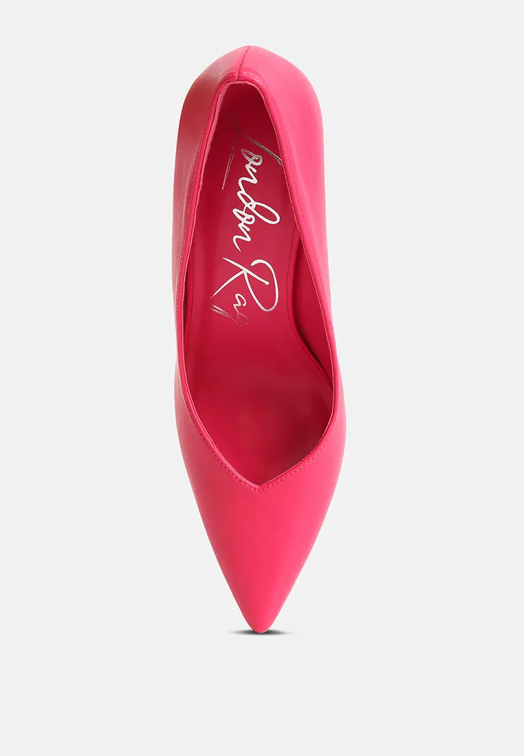 Rarity Point Toe Stiletto Heeled Pumps